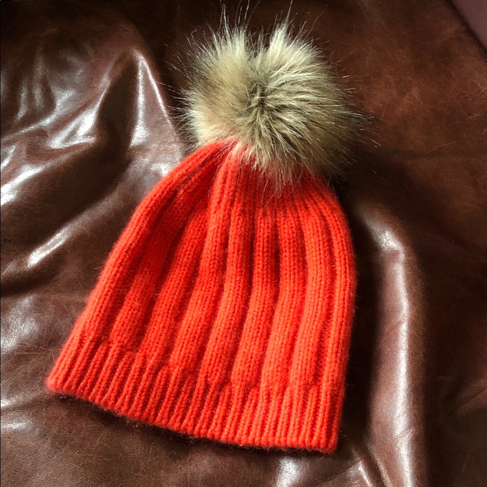 Aritzia Cashmere Pom Beanie